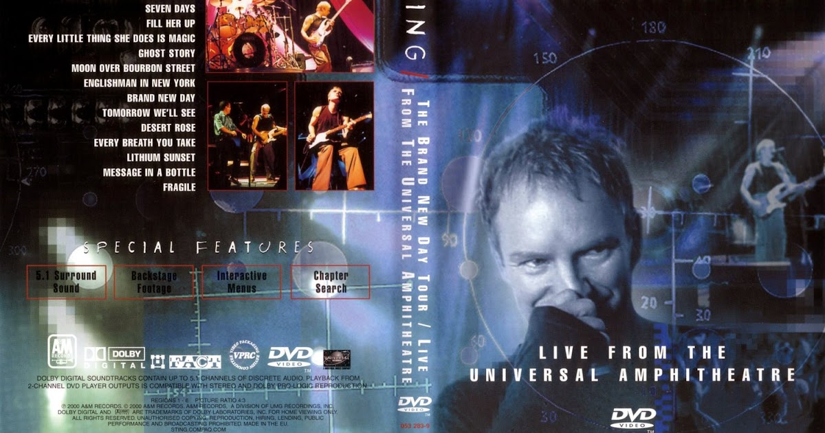 MUSICA EN DVD STING Brand New Day live at Universal Amphitheatre